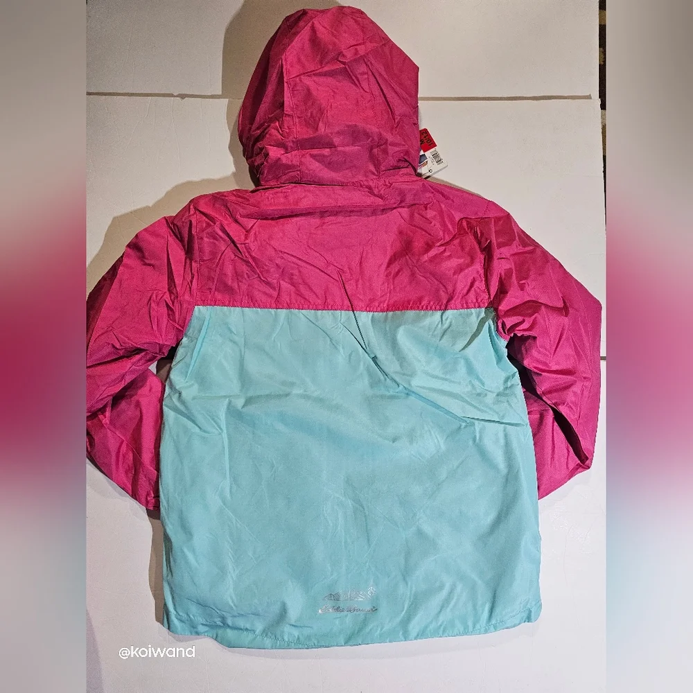 Eddie Bauer Girls Magenta Lightweight 3 in 1 Jacket Size M-10/12 - Picture 6 of 15
